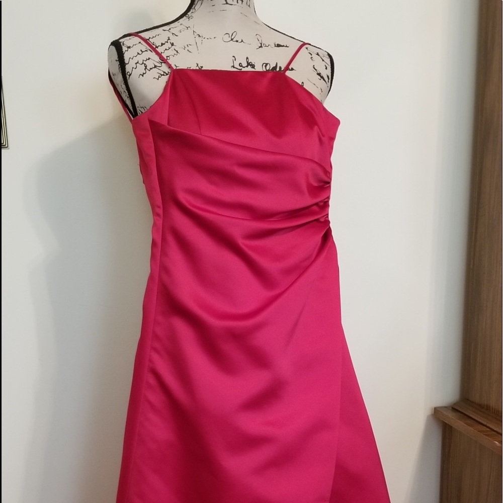 Junior red dress